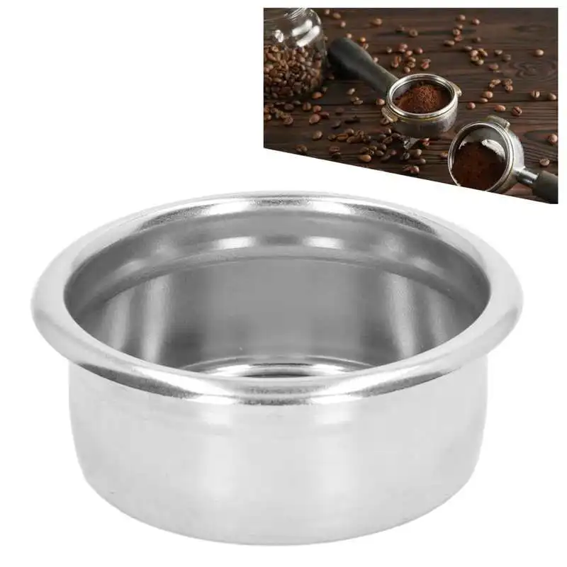 22g Porous Filter Basket Stainless Steel Coffee Portafilter Filter 2 Cup Coffee Filter Bowl for 58mm Handle Coffee Machine Part
22g Porous Filter Basket Stainless Steel Coffee Portafilter Filter 2 Cup Coffee Filter Bowl for 58mm Handle Coffee Machine Part