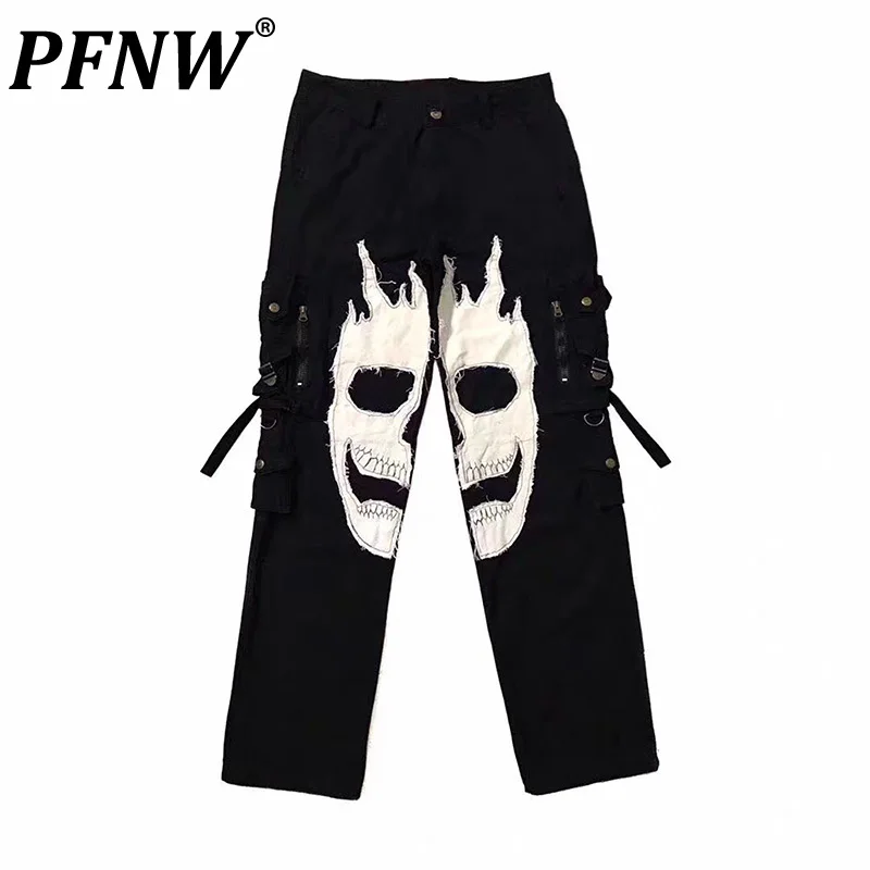 PFNW Spring Summer Men's Vintage Darkwear Techwear Pants Skeleton Functional Casual Y2K Handsome Parttern Anime Trousers 12A9436
PFNW Spring Summer Men's Vintage Darkwear Techwear Pants Skeleton Functional Casual Y2K Handsome Parttern Anime Trousers 12A9436