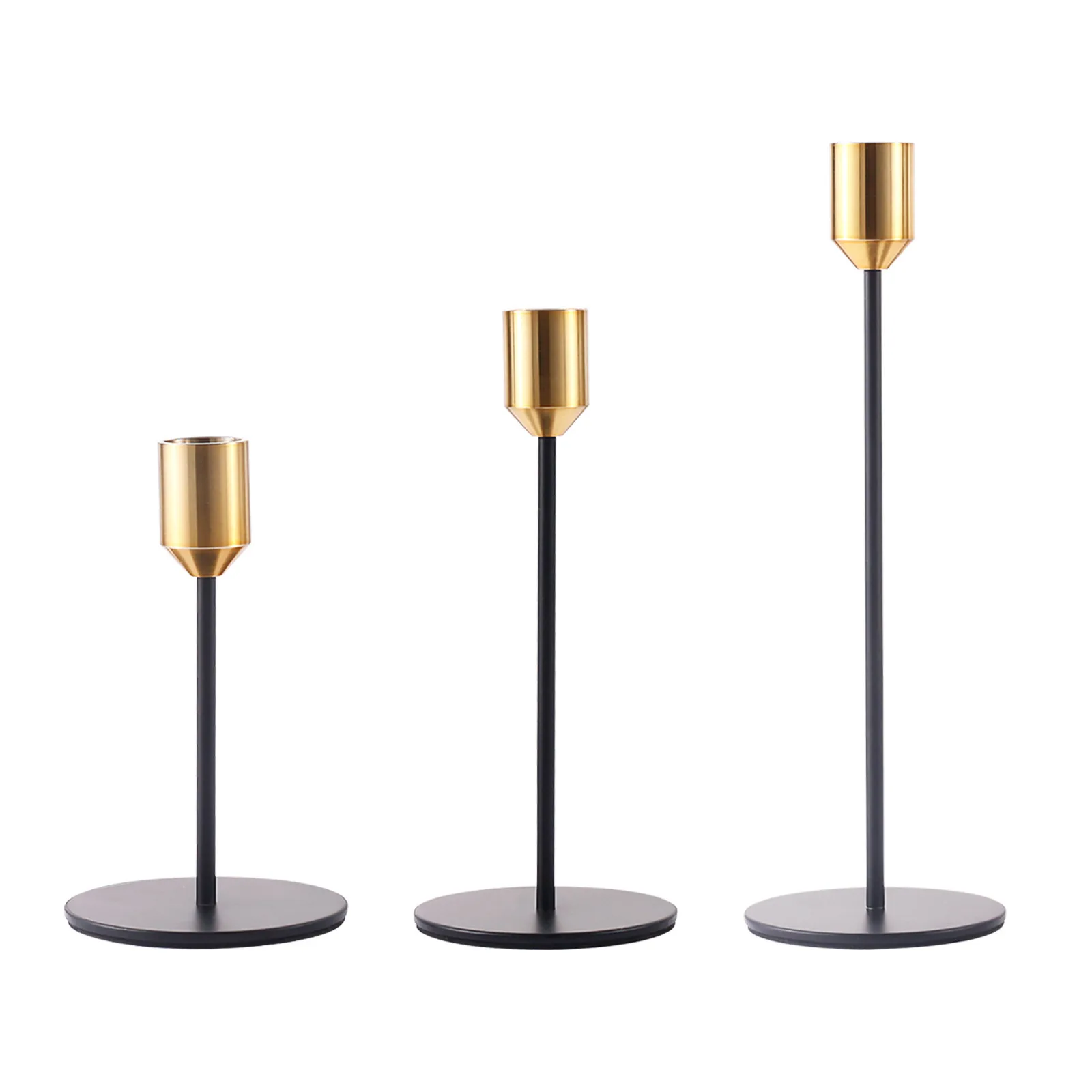 3Pcs/Set European Metal Candle Holder Simple Wedding Decoration Bar Party Living Room Decoration Candlebros Gold Candle Holders
3Pcs/Set European Metal Candle Holder Simple Wedding Decoration Bar Party Living Room Decoration Candlebros Gold Candle Holders