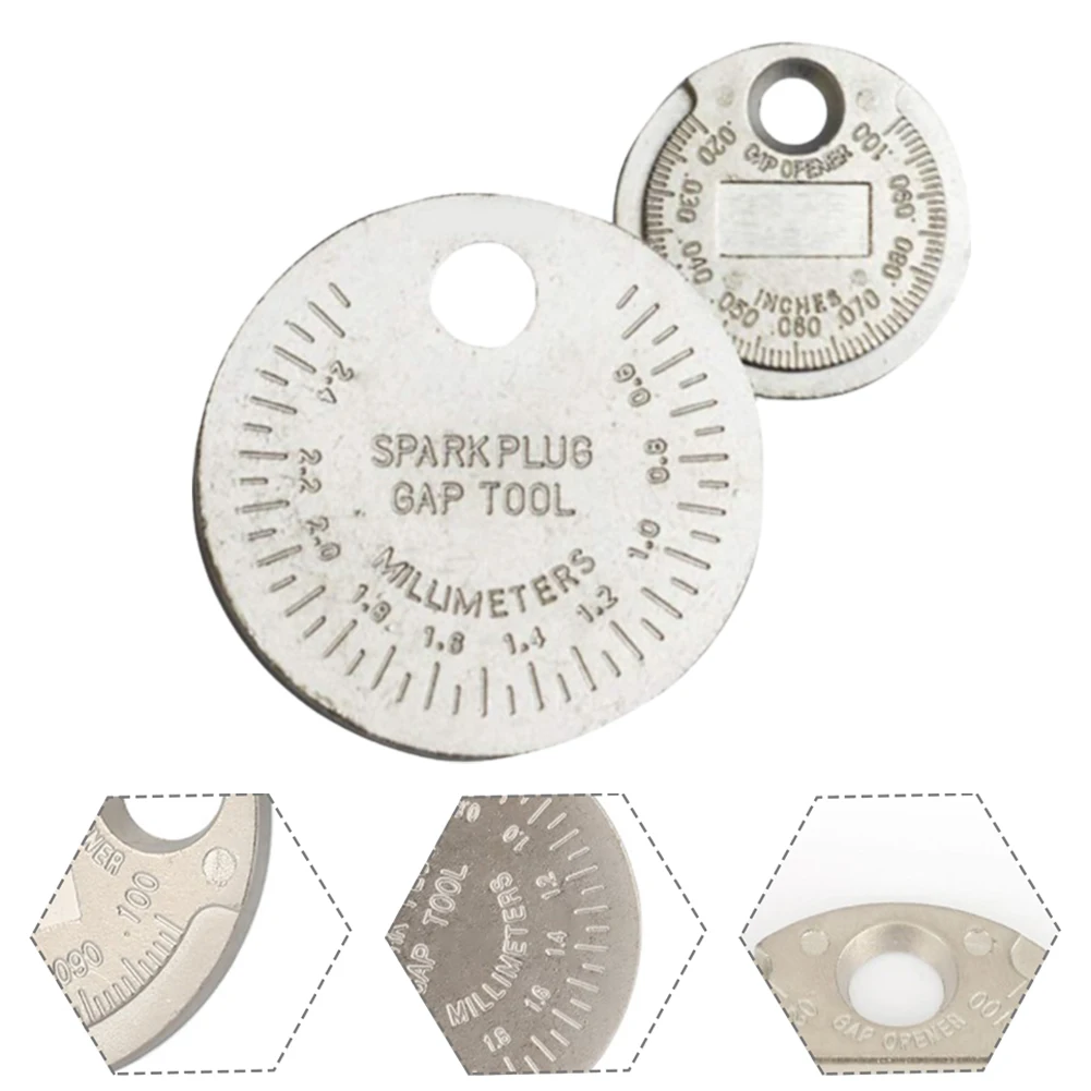 Durable Spark Plug Gap Tool 0.02 To 0.1 Inches 0.60 - 2.4 Mm 1PC Accessories Clearance Tool
Durable Spark Plug Gap Tool 0.02 To 0.1 Inches 0.60 - 2.4 Mm 1PC Accessories Clearance Tool