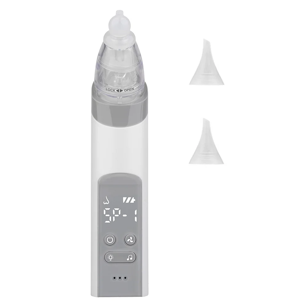 Baby Nasal Aspirator Electric Nose Suction Nose Cleaner with 3 Silicone Tips & Suction Strengths Built-in Flashlight and Music
Baby Nasal Aspirator Electric Nose Suction Nose Cleaner with 3 Silicone Tips & Suction Strengths Built-in Flashlight and Music