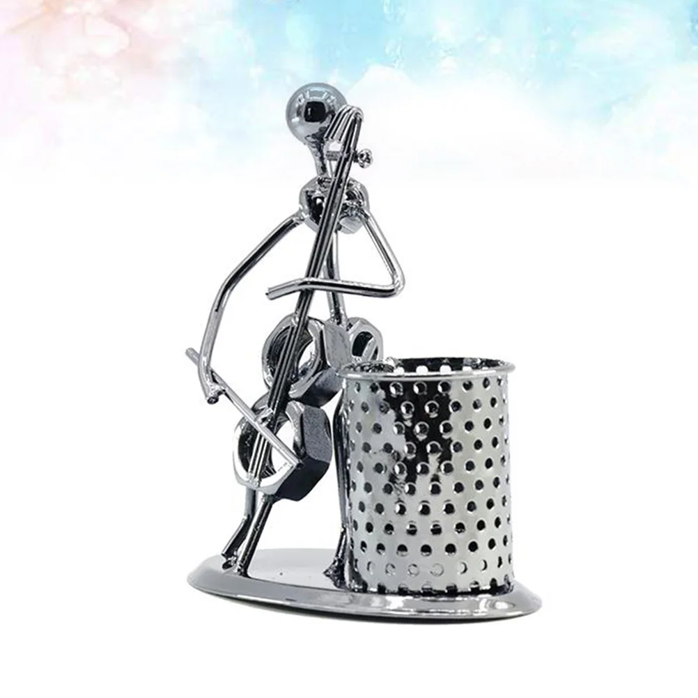 Pen Delicate Crafts Container Brush Pot Desktop Decoration Holder Music Man Model
Pen Delicate Crafts Container Brush Pot Desktop Decoration Holder Music Man Model