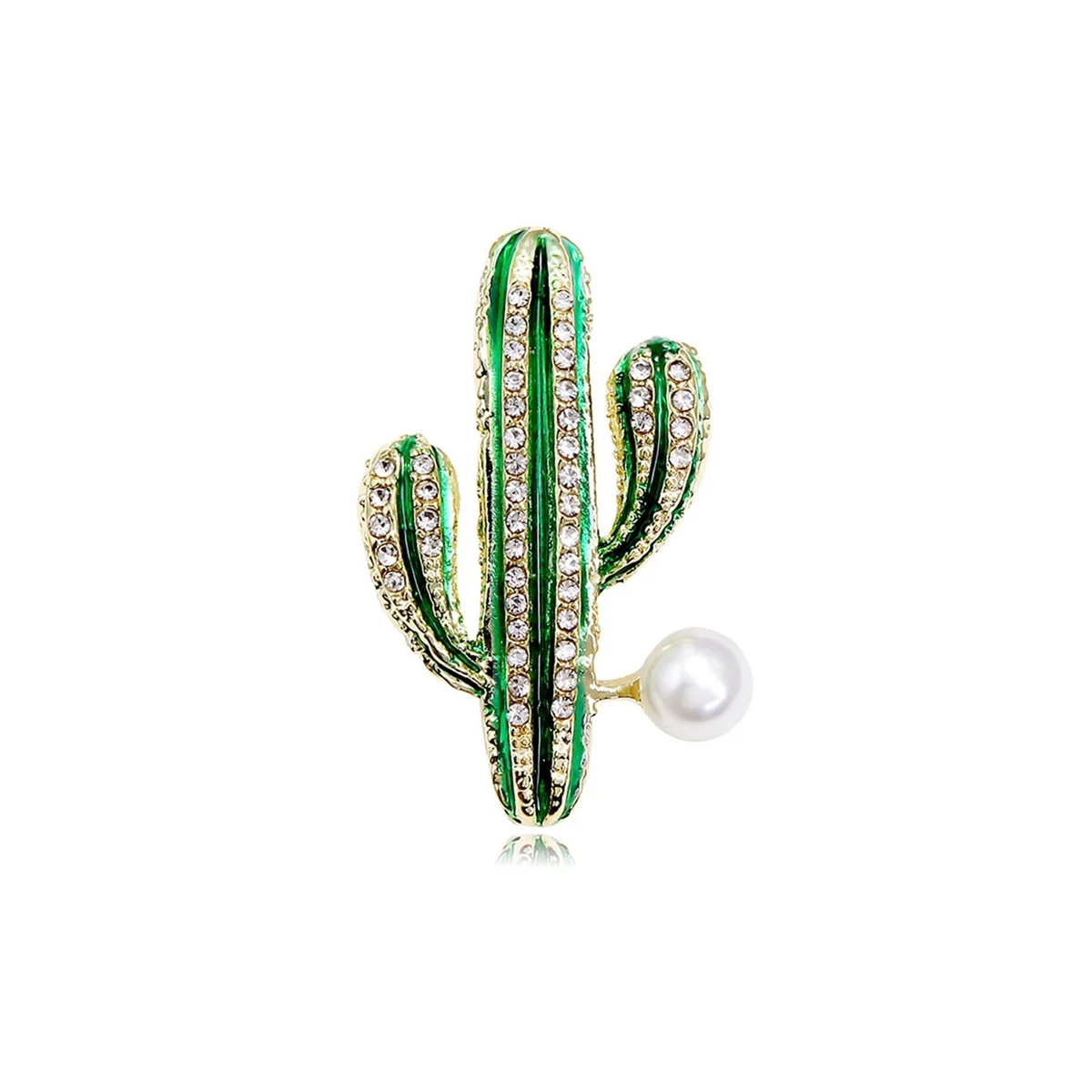 Cactus Shape Brooches Rhinestones Brooch Pins Suit Sweater Accessories Jewelry for Women Clip
Cactus Shape Brooches Rhinestones Brooch Pins Suit Sweater Accessories Jewelry for Women Clip