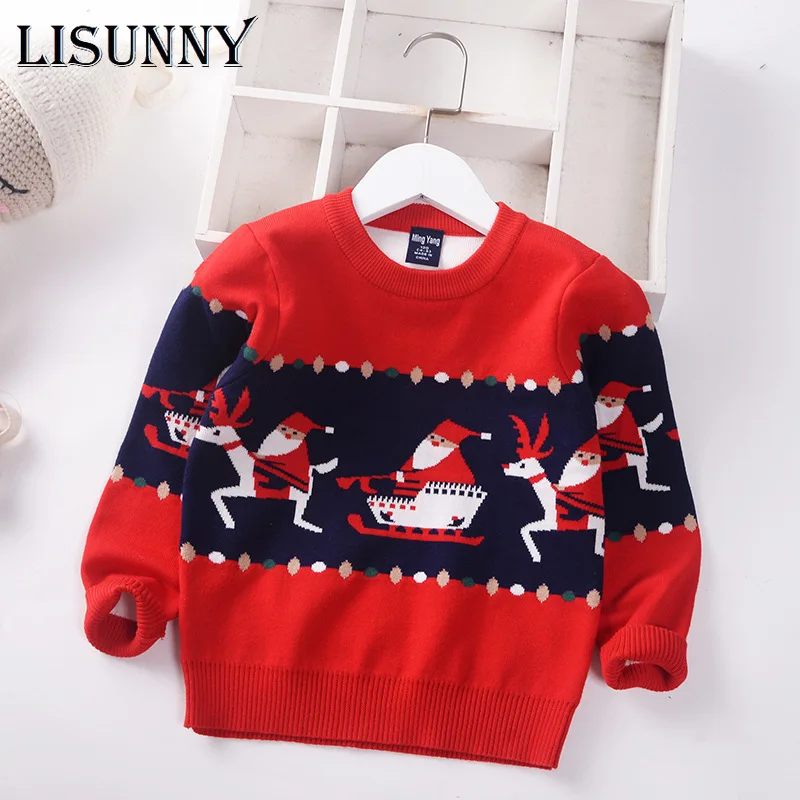 2022 Autumn Winter Kids Christmas Sweater Boys Girls Pullover Coat Children Clothing Baby Cotton Thick Wool Top Santa Claus 1-7y
2022 Autumn Winter Kids Christmas Sweater Boys Girls Pullover Coat Children Clothing Baby Cotton Thick Wool Top Santa Claus 1-7y