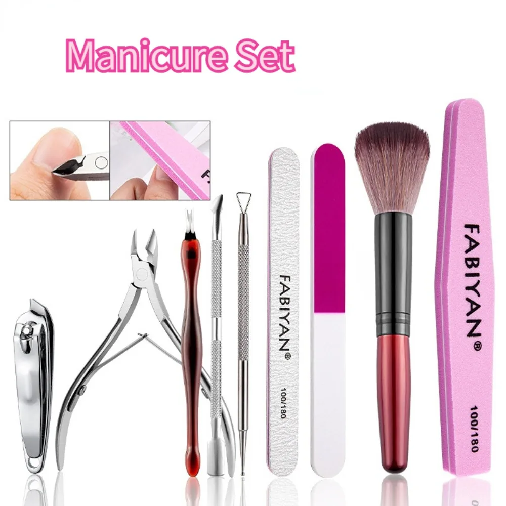Nail Accessories Cuticle Pusher Nail Brush Nail File Polishing Stainless Steel Manicure Tools Set Dead Skin Scissors
Nail Accessories Cuticle Pusher Nail Brush Nail File Polishing Stainless Steel Manicure Tools Set Dead Skin Scissors
