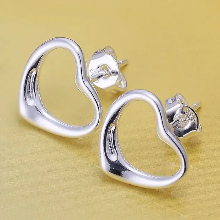 Wholesale hot lovely fashion high quality silver color stud heart party Earring Jewelry women wedding free shipping
Wholesale hot lovely fashion high quality silver color stud heart party Earring Jewelry women wedding free shipping