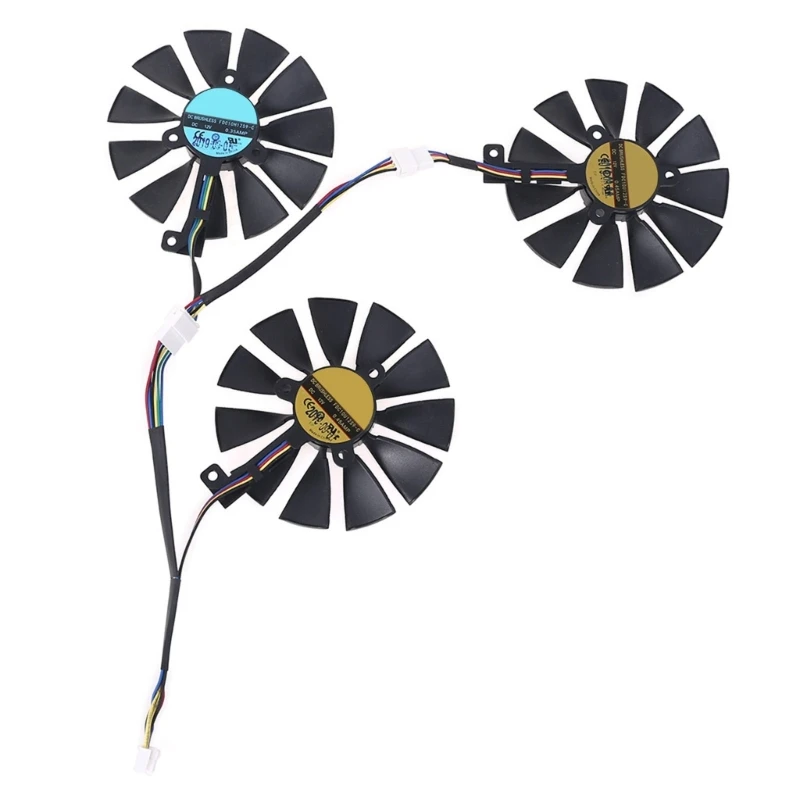 Новый вентилятор охлаждения 88 мм T129215SH DC 12V 0.30AMP GPU для-ASUS ROG-STRIX- RTX2080ti 2080 RTX2070 RTX2060
Новый вентилятор охлаждения 88 мм T129215SH DC 12V 0.30AMP GPU для-ASUS ROG-STRIX- RTX2080ti 2080 RTX2070 RTX2060