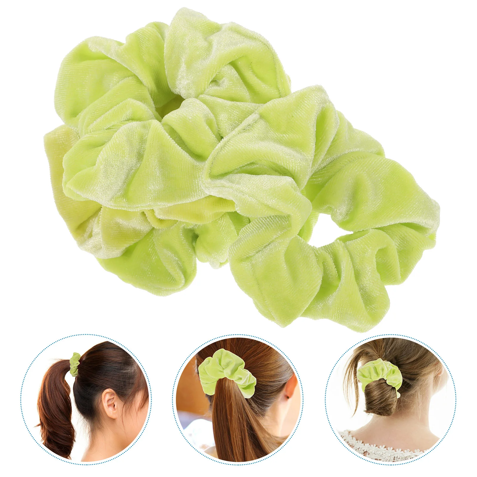

4 Pcs Hair Bands Large Intestine Girls Tie Ties Ponytail Decorative Scrunchies Women's Stretchy