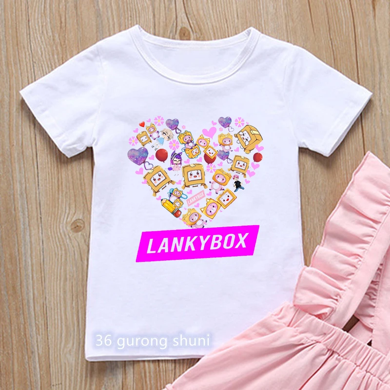 2022 New Happy Rocky And Foxy Lankybox Graphic Print T-Shirt Girls/Boys Funny Donuts Tshirt Kawaii Kids Clothes Harajuku Shirt
2022 New Happy Rocky And Foxy Lankybox Graphic Print T-Shirt Girls/Boys Funny Donuts Tshirt Kawaii Kids Clothes Harajuku Shirt