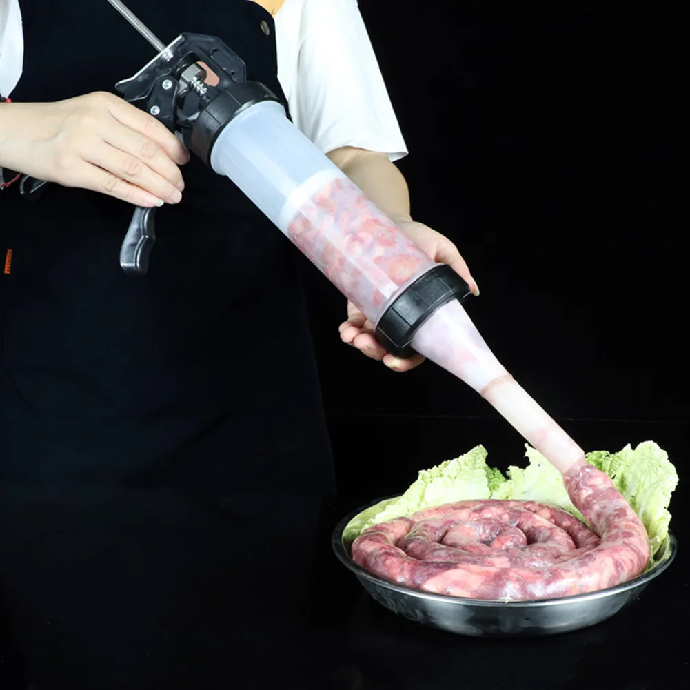 High Quality Sausage Filler Sausage Maker Tool Household Kitchen Tools Large Capacity Machine Plastic Small 500ml
High Quality Sausage Filler Sausage Maker Tool Household Kitchen Tools Large Capacity Machine Plastic Small 500ml