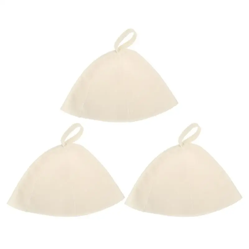 3Pcs Sauna Hat Supple Head Protector Stylish Sauna Hat Breathable Sauna Felt Hat 
3Pcs Sauna Hat Supple Head Protector Stylish Sauna Hat Breathable Sauna Felt Hat