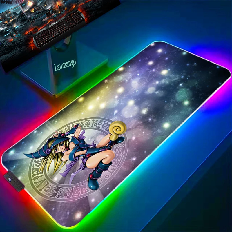 Коврик для клавиатуры и мыши Yu Gi Oh Dark Magician Girl RGB игровые Компьютерные аксессуары игровые коврики для офиса с подсветкой игровой коврик
Коврик для клавиатуры и мыши Yu Gi Oh Dark Magician Girl RGB игровые Компьютерные аксессуары игровые коврики для офиса с подсветкой игровой коврик