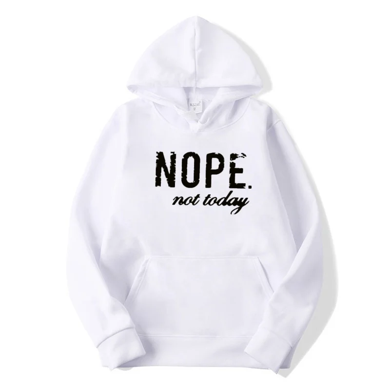 New Hoodies Women Nope Not Today Letter Tops Spring and Autumn Sweater Sports Pullover Sweater
New Hoodies Women Nope Not Today Letter Tops Spring and Autumn Sweater Sports Pullover Sweater