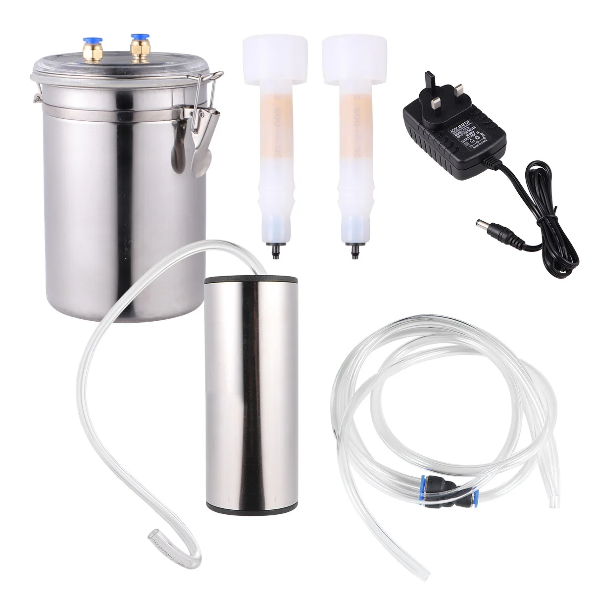 2 L Electric Vacuum Pump Suction Milking Machine Household Stainless Steel Milker 2L
2 L Electric Vacuum Pump Suction Milking Machine Household Stainless Steel Milker 2L