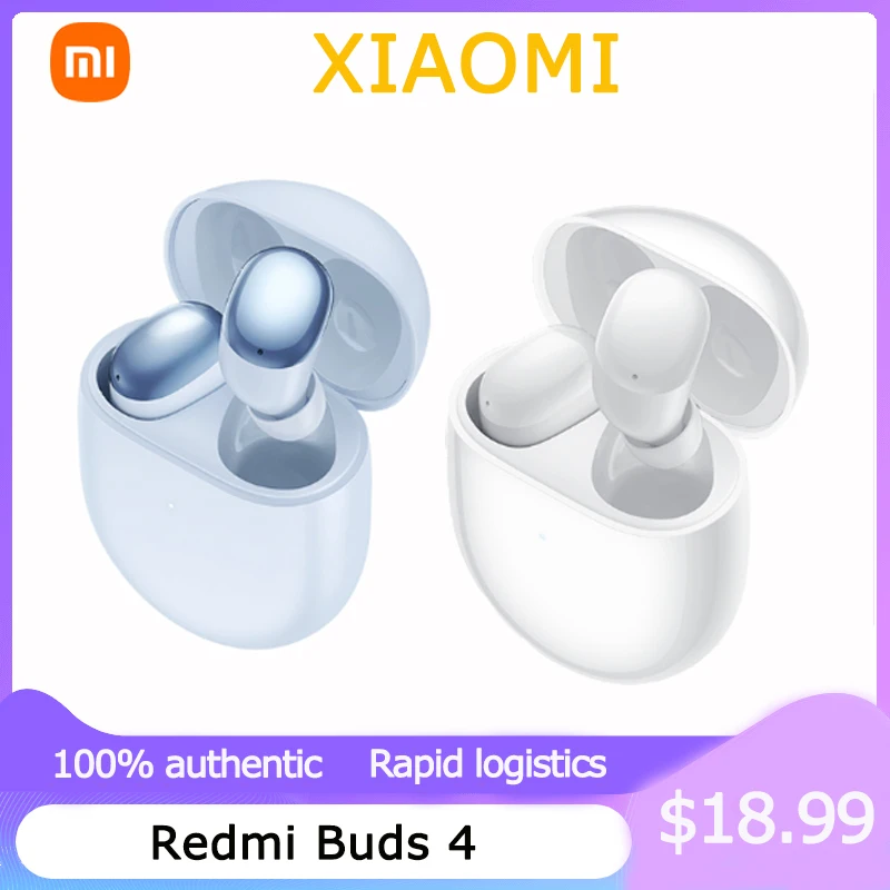 Беспроводные Bluetooth-наушники Xiaomi Redmi Buds 4 с активным шумом и качеством звука
Беспроводные Bluetooth-наушники Xiaomi Redmi Buds 4 с активным шумом и качеством звука