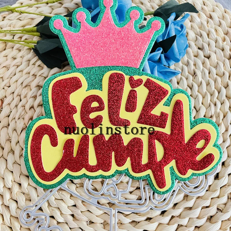 Новые испанские слова, украшения, штампованные металлические штампы, «сделай сам», скрапбукинг, бумажные карты, тиснение, ремесло, высечка, ... 
Новые испанские слова, украшения, штампованные металлические штампы, «сделай сам», скрапбукинг, бумажные карты, тиснение, ремесло, высечка, ...