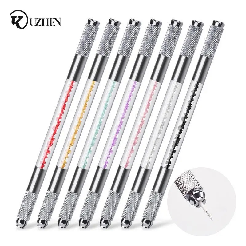 Microblading Handles Flat And Round Needle Blade Pen Microblading Holder Double Head Eyebrow Embroidery Hand Tool
Microblading Handles Flat And Round Needle Blade Pen Microblading Holder Double Head Eyebrow Embroidery Hand Tool