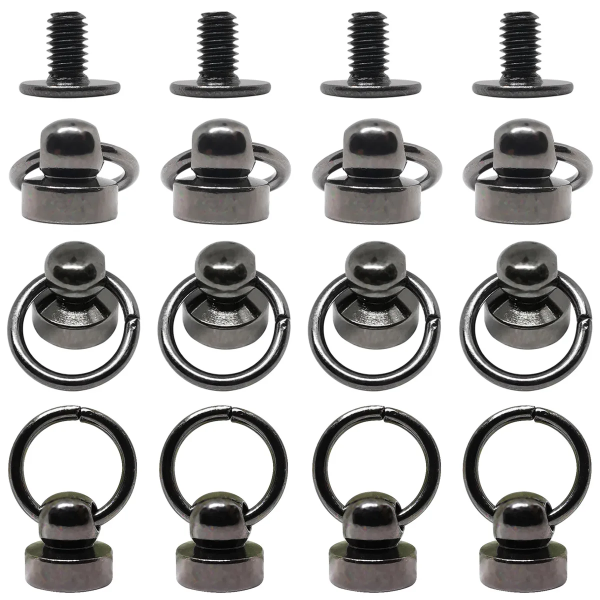 10pcs Metal Ball Post With O Ring Studs Rivets Screwback Round Head Spots Spikes Leather Craft phone case decor Accessories
10pcs Metal Ball Post With O Ring Studs Rivets Screwback Round Head Spots Spikes Leather Craft phone case decor Accessories