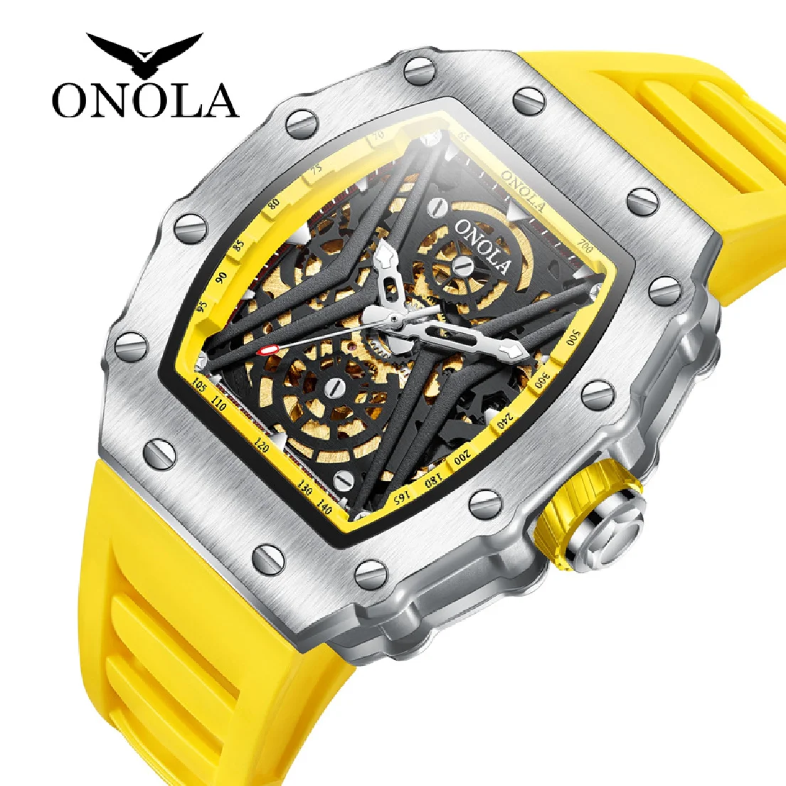 ONOLA Original Design Watch Mechanic Watches Men Top Luxury Fashion Casual Luminous Square Skeleton Clock Men Automatic Watch
ONOLA Original Design Watch Mechanic Watches Men Top Luxury Fashion Casual Luminous Square Skeleton Clock Men Automatic Watch
