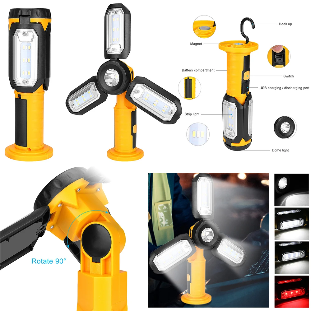 Светодиодный фонарь для кемпинга, складной портативный фонарик на 300 лм, перезаряжаемый светодиодный фонарь, портативный фонарь для ночной рыбалки 
Светодиодный фонарь для кемпинга, складной портативный фонарик на 300 лм, перезаряжаемый светодиодный фонарь, портативный фонарь для ночной рыбалки