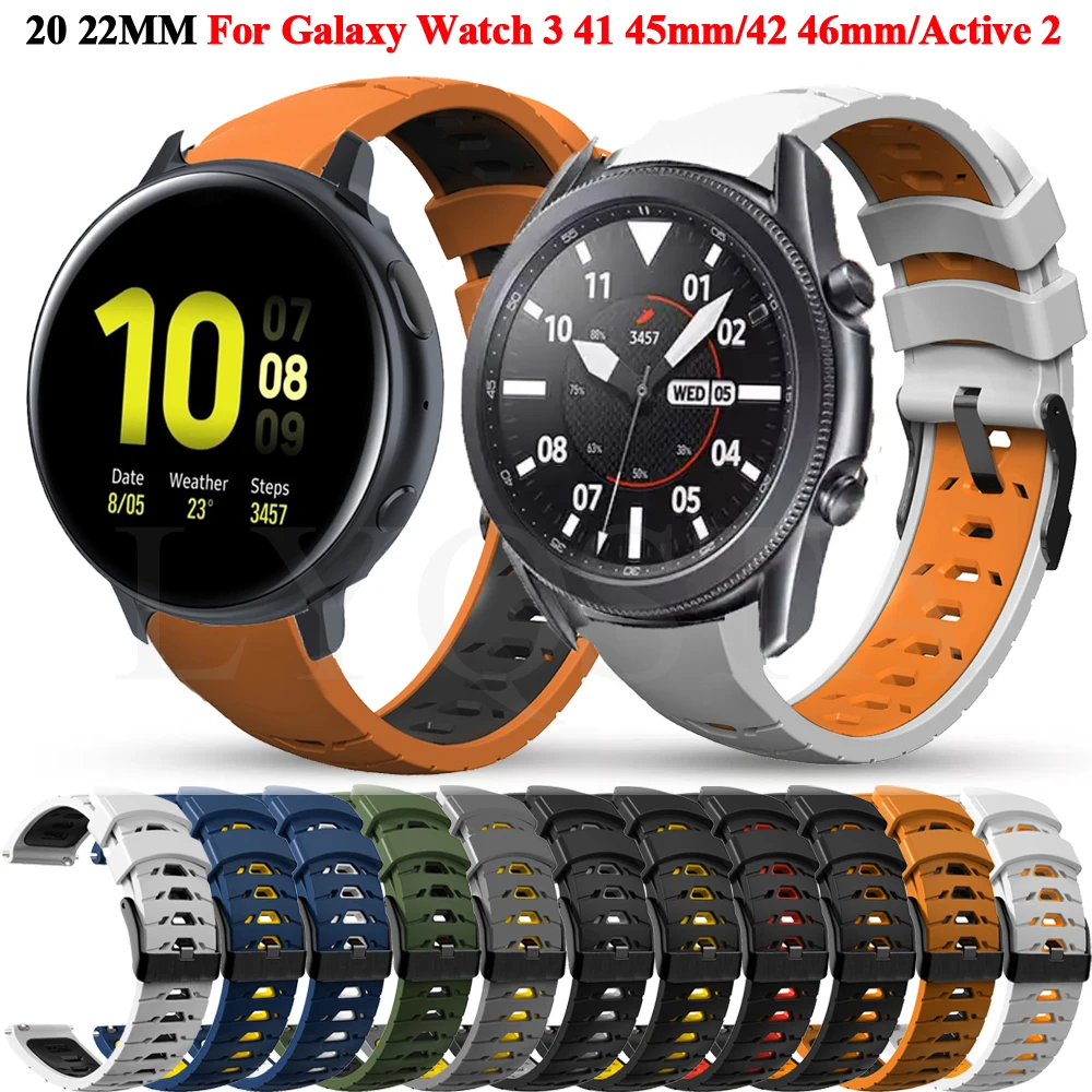 20/22mm Smart Watch Strap for Samsung Galaxy Watch 4/classic 42 46mm Active 2 44/40mm 3 41/45mm S3 Smartwatch Bracelet Watchband
20/22mm Smart Watch Strap for Samsung Galaxy Watch 4/classic 42 46mm Active 2 44/40mm 3 41/45mm S3 Smartwatch Bracelet Watchband
