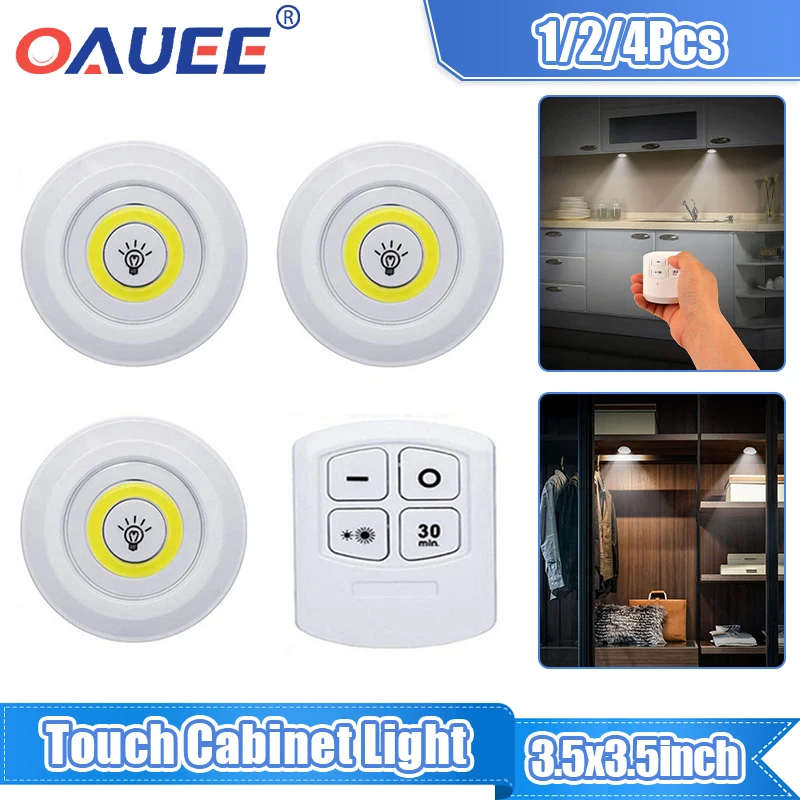 3W Touch Cabinet Lights Small Night Light COB Remote Control LED Dimmable Home Bedroom Kitchen Wardrobe Night Lamp Cabinet Light
3W Touch Cabinet Lights Small Night Light COB Remote Control LED Dimmable Home Bedroom Kitchen Wardrobe Night Lamp Cabinet Light