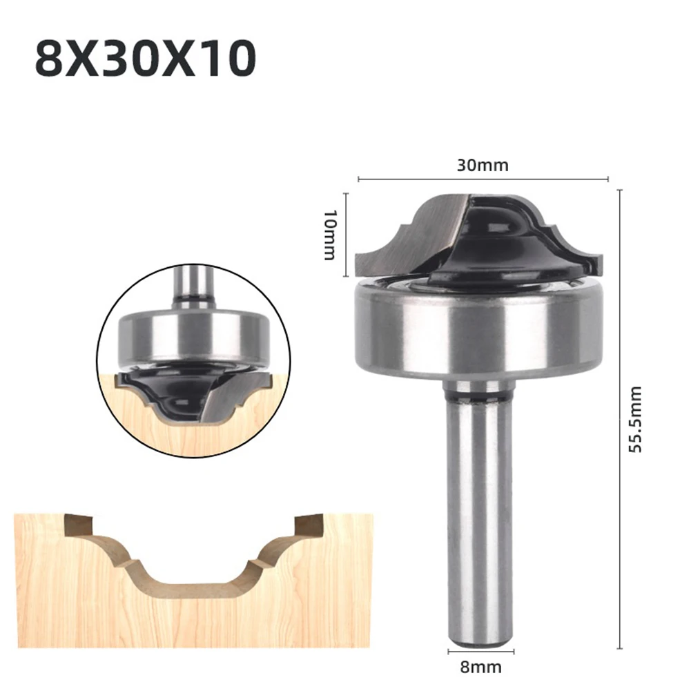 1pc 8MM Shank Router Bit With Bottom Bearing Woodworking Milling Cutter For Wood Edge Cutting Steel Router Bit Classical Bit
1pc 8MM Shank Router Bit With Bottom Bearing Woodworking Milling Cutter For Wood Edge Cutting Steel Router Bit Classical Bit