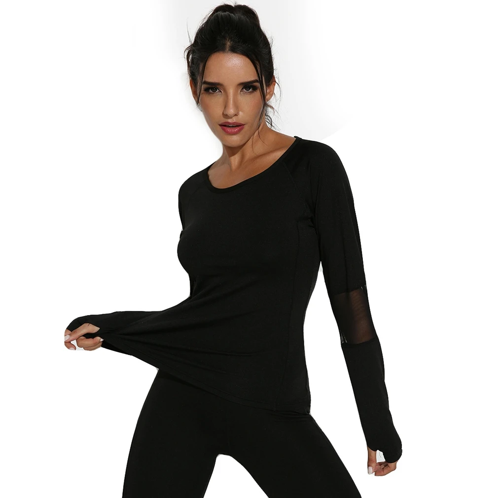Women's Long Sleeve Sports Dance Yoga Fitness Backless Fight Mesh Yarn Tops Black L Size
Women's Long Sleeve Sports Dance Yoga Fitness Backless Fight Mesh Yarn Tops Black L Size