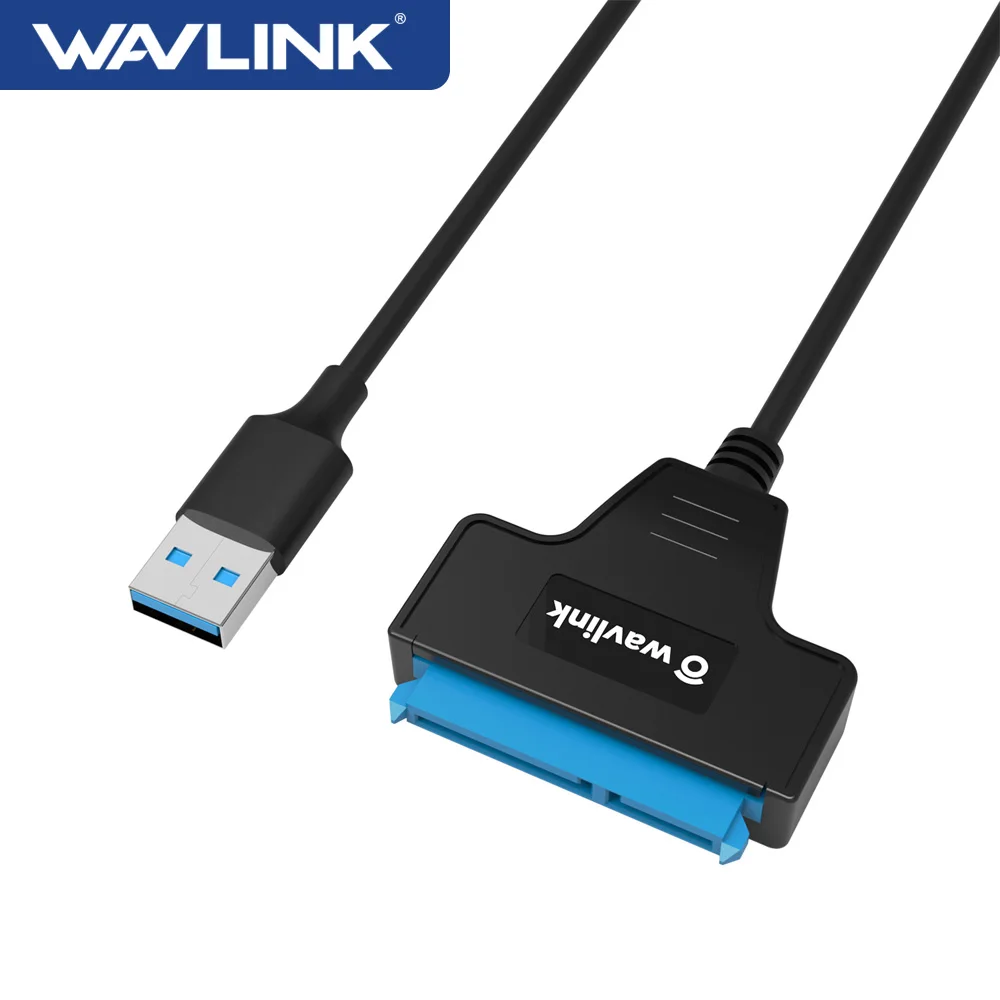 Wavlink SATA к USB 3 0 кабель-адаптер SSD и HDD разъем жесткого диска 5Gbps Поддержка III UASP SSD/HDD