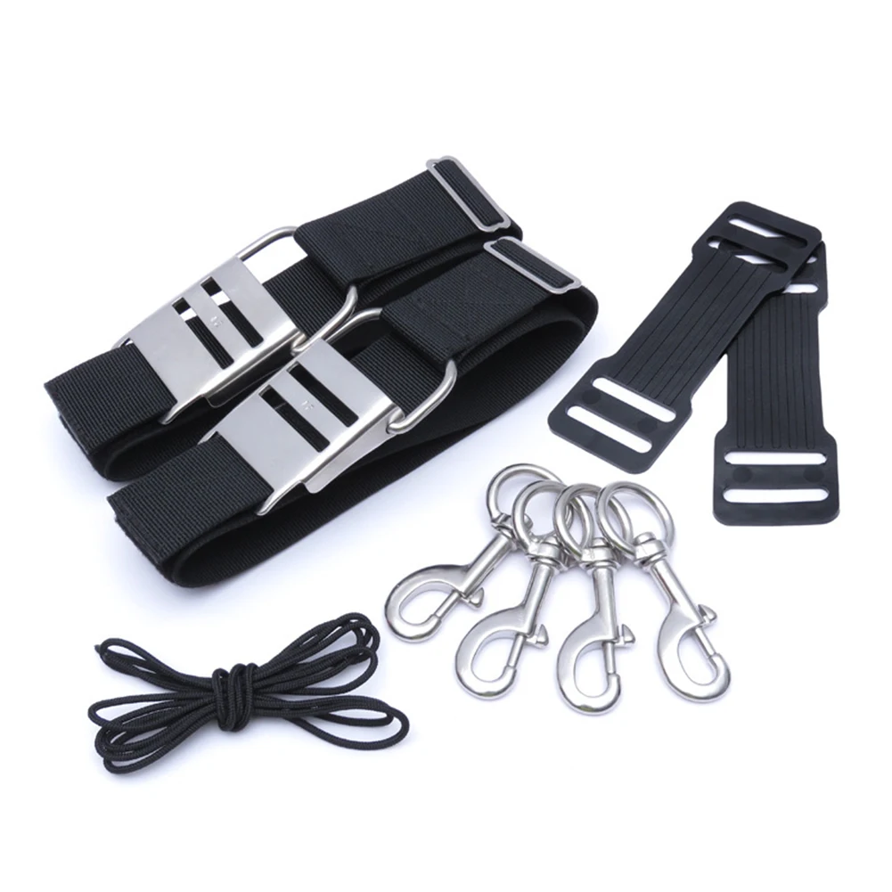 Scuba Diving Tank Straps Kits With Bucklesfor Cylinder & Non-Slip Pads Sidemount Technical Diving BCD Side Mount Cylinder
Scuba Diving Tank Straps Kits With Bucklesfor Cylinder & Non-Slip Pads Sidemount Technical Diving BCD Side Mount Cylinder