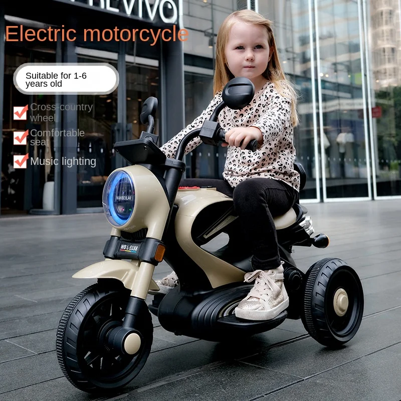 Children's electric motorcycle tricycle charging male and female baby toy car dual-drive can sit double battery car.
Children's electric motorcycle tricycle charging male and female baby toy car dual-drive can sit double battery car.