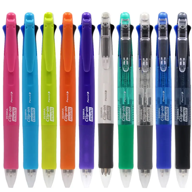 Japan Zebra B4SA1 5In1 Multi-function 0.7mm Ball Point Pen with 0.5 Mechanical Pencil Cute School Stationery Supplies Papeleria
Japan Zebra B4SA1 5In1 Multi-function 0.7mm Ball Point Pen with 0.5 Mechanical Pencil Cute School Stationery Supplies Papeleria