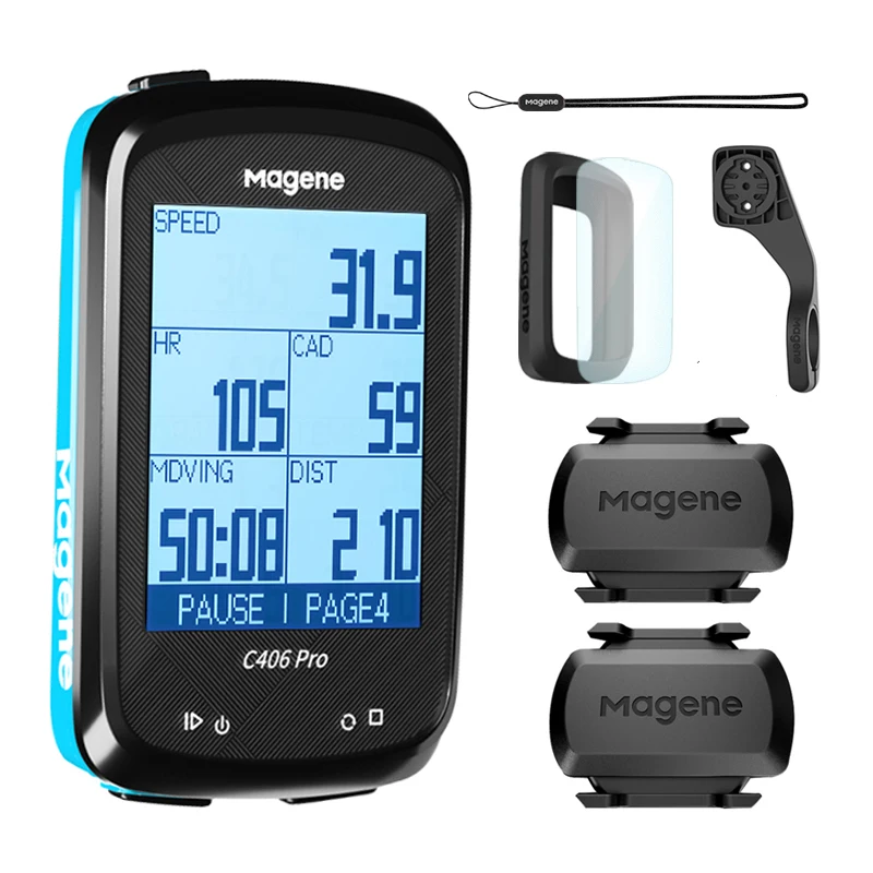 Magene C406 Pro Bike Speedometer GPS Cycling Computer Wireless Strava Ant+ Cadence Power Meter 2.4inch MTB Road Bicycle Odometer
Magene C406 Pro Bike Speedometer GPS Cycling Computer Wireless Strava Ant+ Cadence Power Meter 2.4inch MTB Road Bicycle Odometer