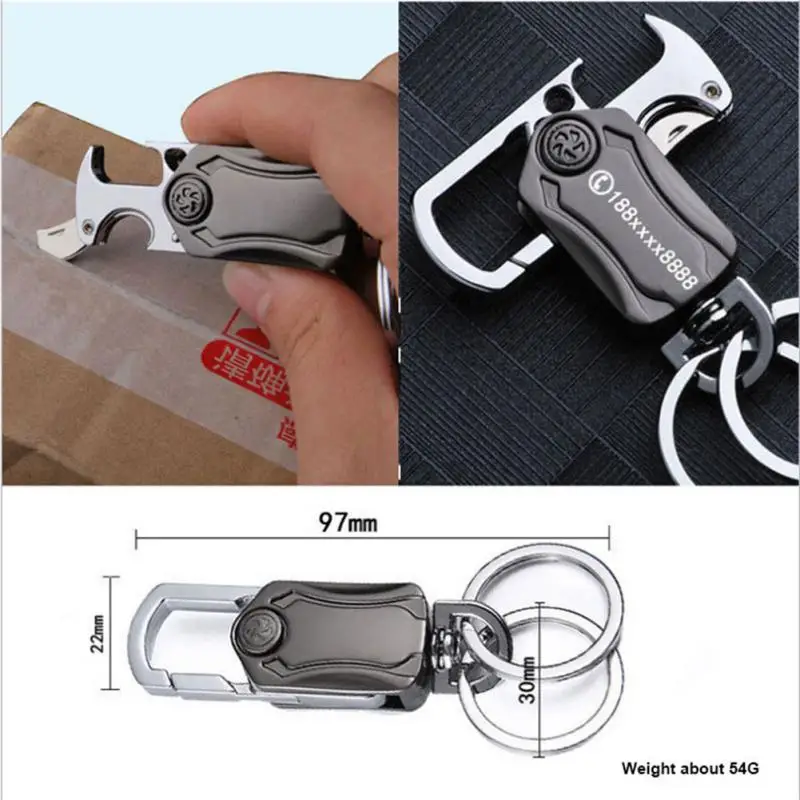 Car Keyring Auto Multi-purpose Keychain Fingertip Spinner Metal Corkscrew Tool Knife Backbag Pendant Auto Decoration Accessories
Car Keyring Auto Multi-purpose Keychain Fingertip Spinner Metal Corkscrew Tool Knife Backbag Pendant Auto Decoration Accessories