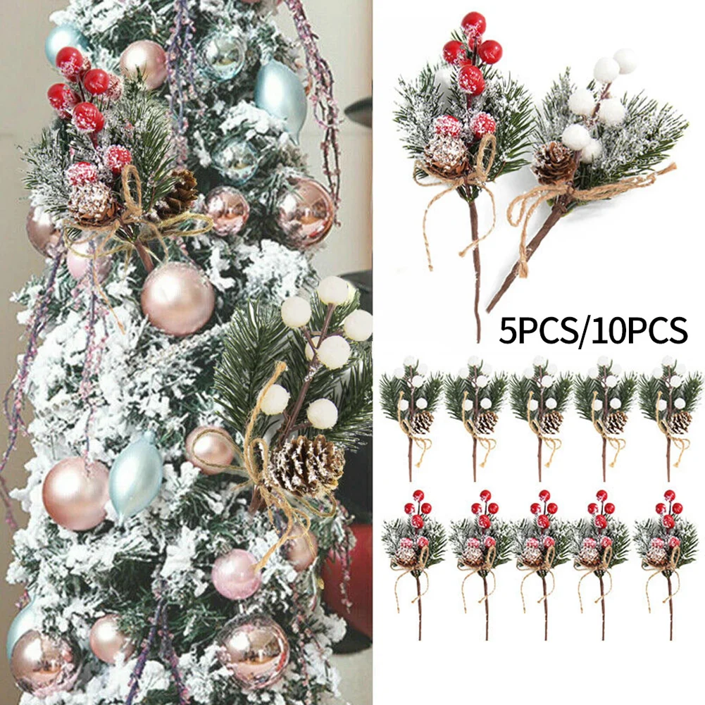 5/10PCS Christmas Red Fruit Bouquet Artificial Holly Flower Berry Christmas Tree Decor Wedding Party Decor
5/10PCS Christmas Red Fruit Bouquet Artificial Holly Flower Berry Christmas Tree Decor Wedding Party Decor