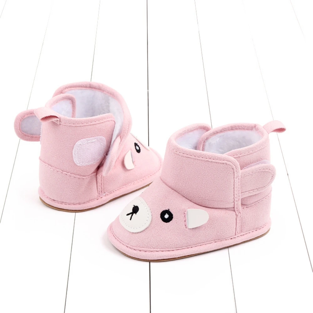 Jlong Autumn Winter Newborn Baby Boys Girls Shoes Infant Suede Snow Boots Toddler Cute Bear Fleece First Walker 0-18 Months
Jlong Autumn Winter Newborn Baby Boys Girls Shoes Infant Suede Snow Boots Toddler Cute Bear Fleece First Walker 0-18 Months