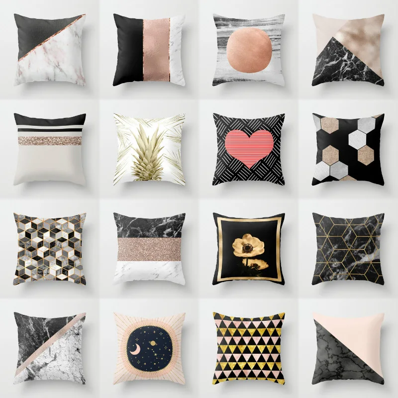 Artistic Geometry Pattern Decorative Pillowcase Short Plush Cushion Cover 45*45cm Home Decor Sofa Throw Pillows Case
Artistic Geometry Pattern Decorative Pillowcase Short Plush Cushion Cover 45*45cm Home Decor Sofa Throw Pillows Case