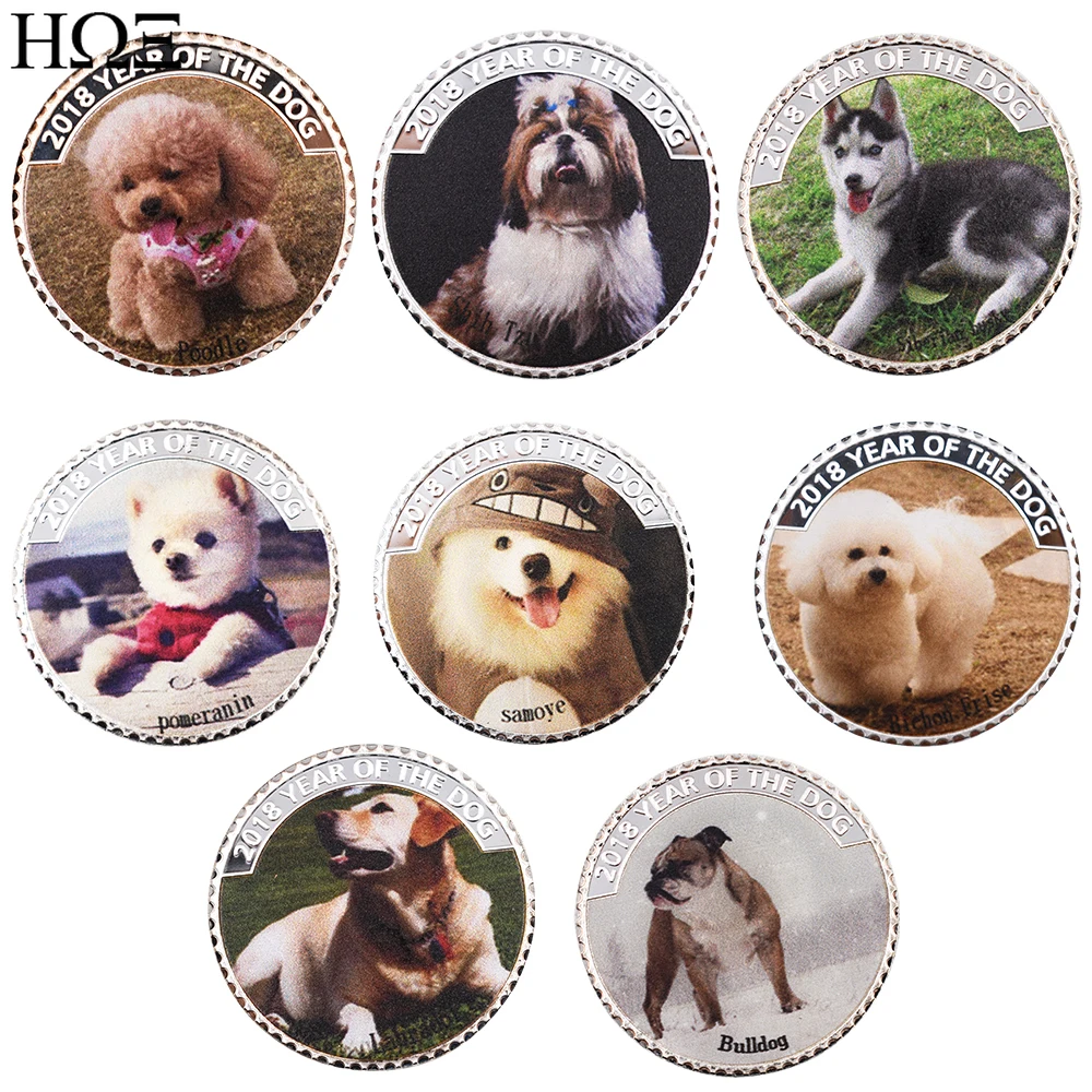 Cute Puppy Gold Coin Husky French Bulldog Silver-plated Commemorative Coin Elizabeth II Challenge Coin Collection Gift
Cute Puppy Gold Coin Husky French Bulldog Silver-plated Commemorative Coin Elizabeth II Challenge Coin Collection Gift