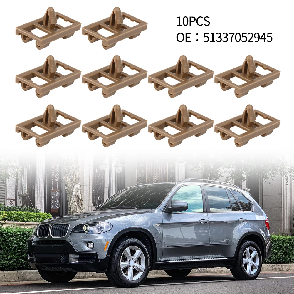 Зажим для уплотнения для BMW X5, 3.0i, 01-06, 4.4i, M62, 4.6is, 00-03, 4.4i, N62, 4.8is, SG 04-06, коричневый, передний + задний зажим для уплотнения двери, 10 шт.
Зажим для уплотнения для BMW X5, 3.0i, 01-06, 4.4i, M62, 4.6is, 00-03, 4.4i, N62, 4.8is, SG 04-06, коричневый, передний + задний зажим для уплотнения двери, 10 шт.