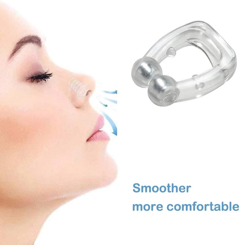 3pcs Silicone Nose Clip Magnetic Anti Snore Stopper Snoring Silent Sleep Aid Device Guard Night Anti Snoring Device Health Care 
3pcs Silicone Nose Clip Magnetic Anti Snore Stopper Snoring Silent Sleep Aid Device Guard Night Anti Snoring Device Health Care