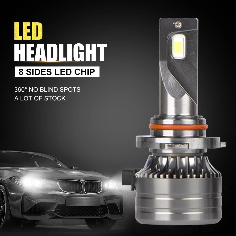 120W Car Headlight H1 H4 H7 H11 9005 LED Bulb Super Bright 20000LM 6000K White Canbus Headlamp IP68 Waterproof Accessories
120W Car Headlight H1 H4 H7 H11 9005 LED Bulb Super Bright 20000LM 6000K White Canbus Headlamp IP68 Waterproof Accessories