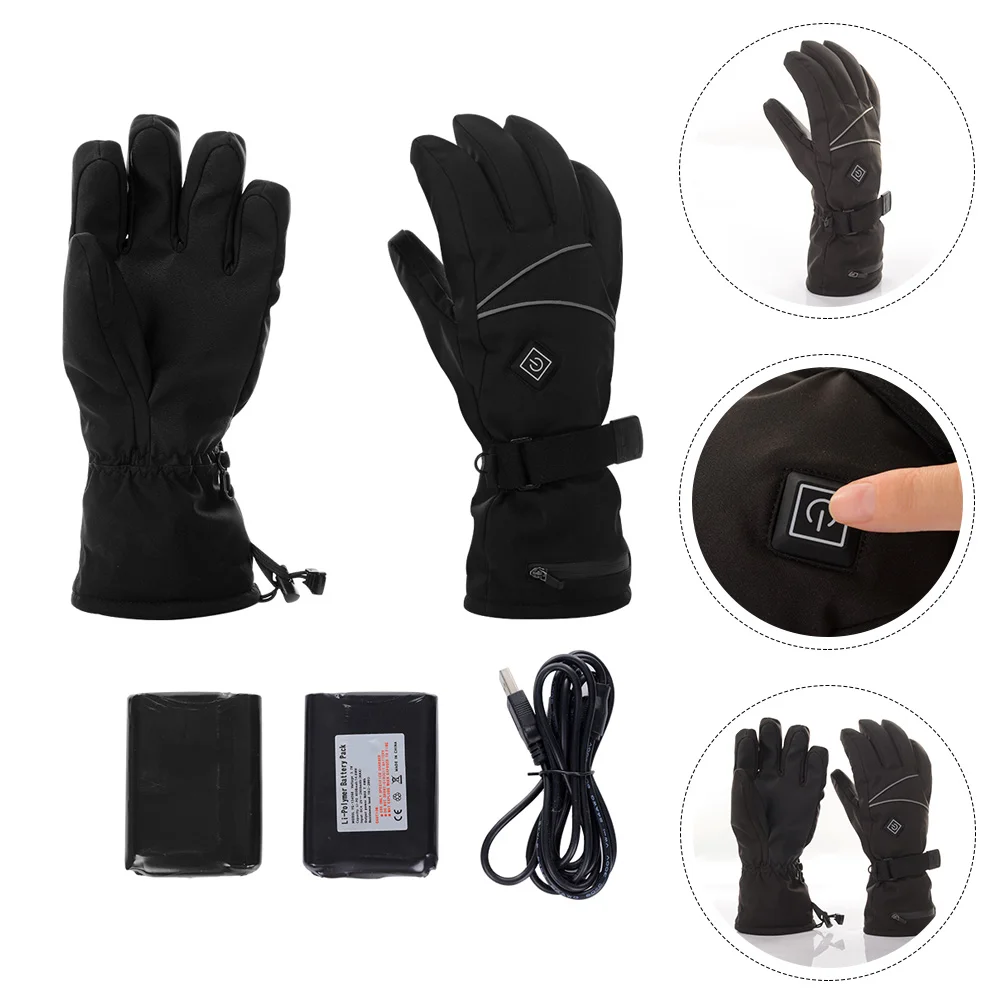 1 Pair of Winter Skiing Glove Warm Glove Outdoor Accessory Versatile Heating Glove for Skiing Winter Sports
1 Pair of Winter Skiing Glove Warm Glove Outdoor Accessory Versatile Heating Glove for Skiing Winter Sports