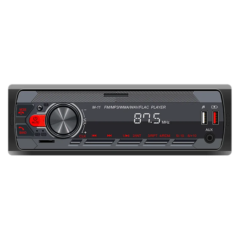 1 Din Car MP3 Player Radio Bluetooth FM AUX In USB Colorful Buttons APP Remote Control Music USB/SD with In Dash AUX Input
1 Din Car MP3 Player Radio Bluetooth FM AUX In USB Colorful Buttons APP Remote Control Music USB/SD with In Dash AUX Input