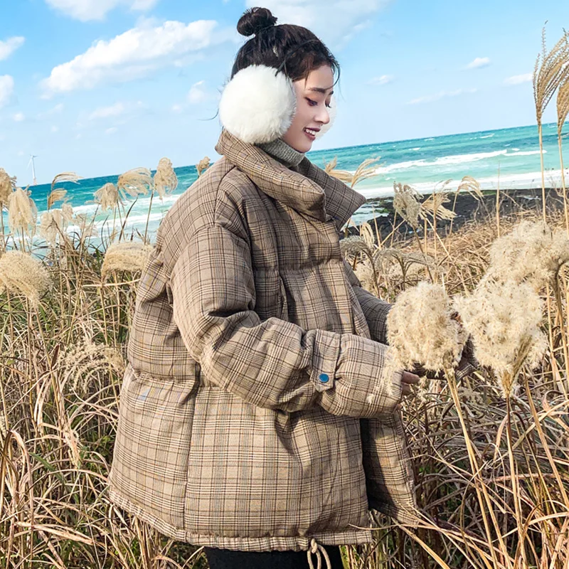 2023 New Korean Style Loose Bread Clothes Thick Winter Jackets Coats Down Cotton Overcoat Female Short Paragraph Lattice Tide
2023 New Korean Style Loose Bread Clothes Thick Winter Jackets Coats Down Cotton Overcoat Female Short Paragraph Lattice Tide