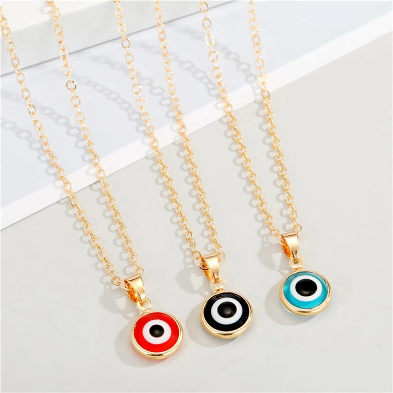Simple Evil Eye Thin Pendant Women Jewelry Necklace Turkish Lucky Fashion Gold Color Choker Chain Round Heart Female Friend Gift
Simple Evil Eye Thin Pendant Women Jewelry Necklace Turkish Lucky Fashion Gold Color Choker Chain Round Heart Female Friend Gift