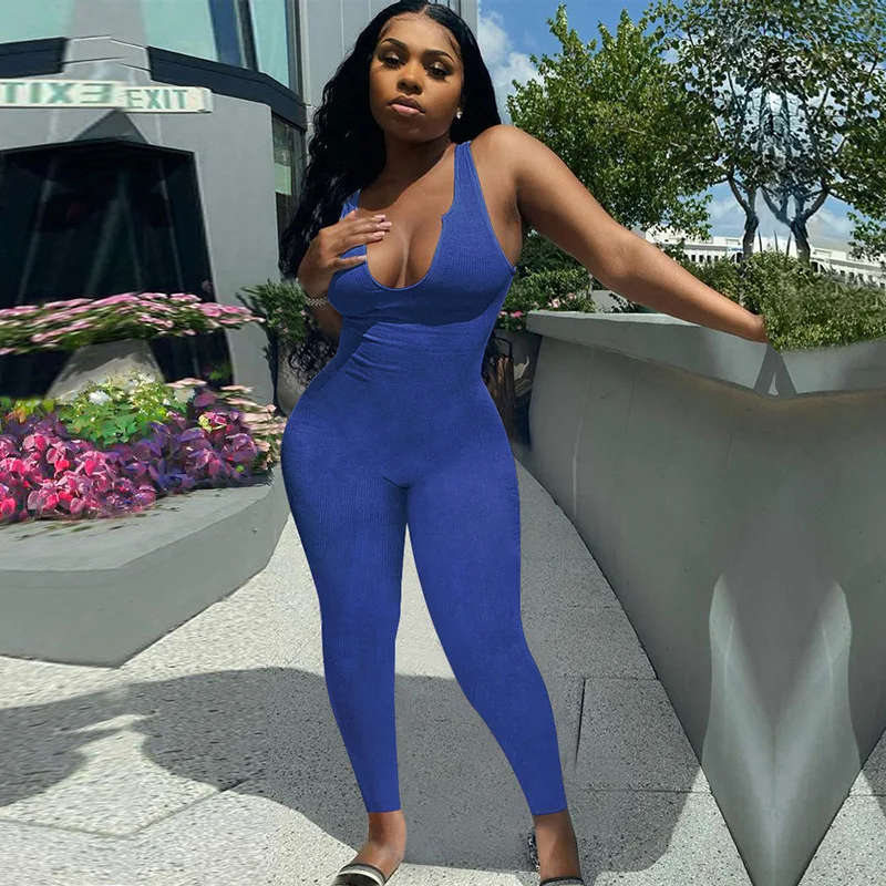 Spot 2022 American Sports Tank Top Jumpsuit Summer Solid Home Casual Solid Knitted Pit Strip Pants Female
Spot 2022 American Sports Tank Top Jumpsuit Summer Solid Home Casual Solid Knitted Pit Strip Pants Female
