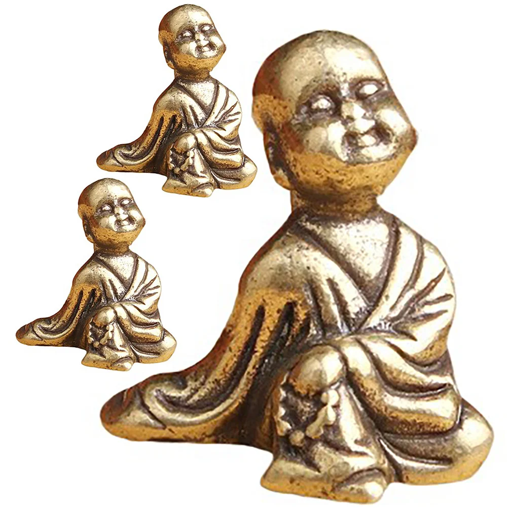 3 Pcs Little Monk Ornaments Car Pendant Key Hanging Decor Keychain Decor Decorate Key Hanging Adorn Brass Keychain Charm
3 Pcs Little Monk Ornaments Car Pendant Key Hanging Decor Keychain Decor Decorate Key Hanging Adorn Brass Keychain Charm