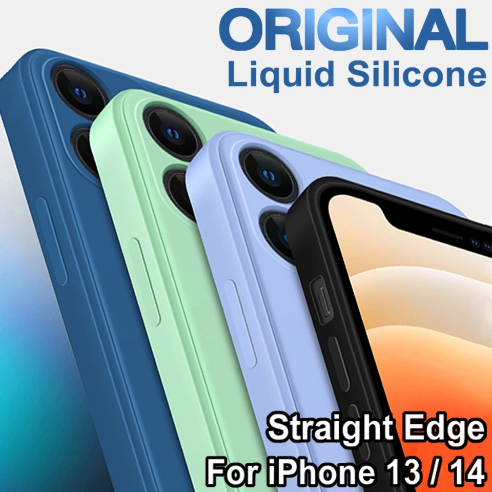 Original Cover For Apple Liquid Silicone Case Iphone 11 12 13 14 Pro Max Mini 6 6s 7 8 14 Plus X Xr Xs Max Se 20 Straight Edge
Original Cover For Apple Liquid Silicone Case Iphone 11 12 13 14 Pro Max Mini 6 6s 7 8 14 Plus X Xr Xs Max Se 20 Straight Edge