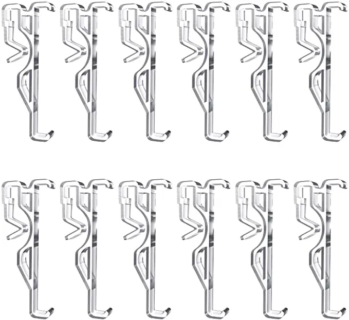 Valance Clips 2.5 Inch Blind Valance Clips Hidden Window Valance Clips Clear Plastic Valance Retainer Clips for Home Window
Valance Clips 2.5 Inch Blind Valance Clips Hidden Window Valance Clips Clear Plastic Valance Retainer Clips for Home Window