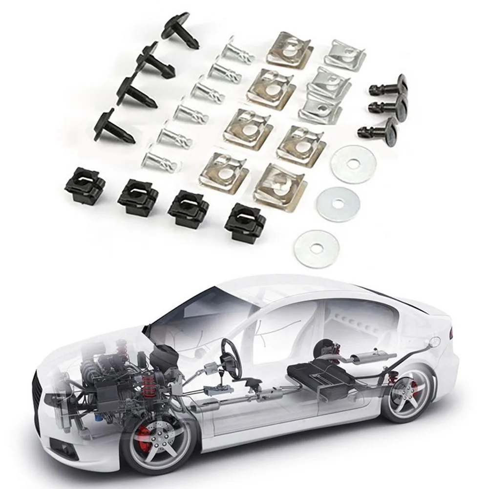 29pcs/1 Set Car Products Mixed/set Engine Hood Screw Set Fit For A4 A5 White Gasket Auto Replacement Parts High Quality
29pcs/1 Set Car Products Mixed/set Engine Hood Screw Set Fit For A4 A5 White Gasket Auto Replacement Parts High Quality